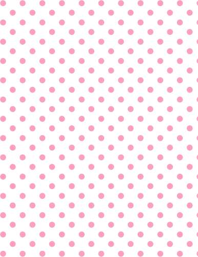 Printed Wafer Paper - Pink Dots - Click Image to Close